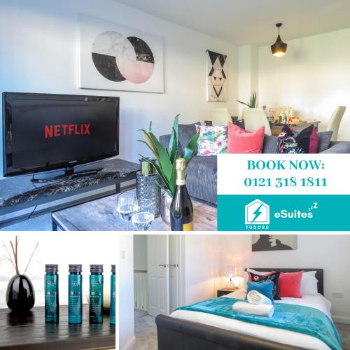 Tudors eSuites Two Bedrooms Garden and Netflix gîte à louer Moseley