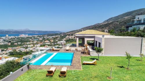 Villa Kedria with a panoramic ocean view