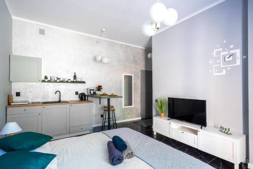 Stylish studio in the heart of the city., Varšava (fotografie 10)