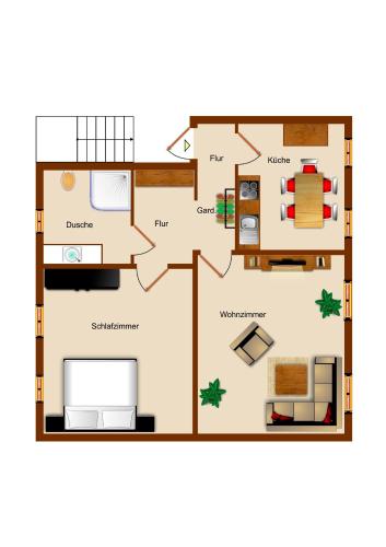 1 queen bed, 2 sofa beds