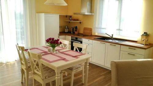 кухня, Ferienwohnung Luba Lipa in Schwarzheide