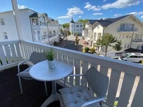 Balcony/terrace, Apartmenthaus Sonnenblick in Binz - Parkplatz kostenlos in Ostseebad Binz