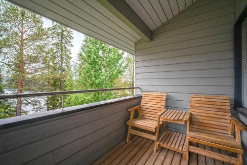 balkong/terrass, Ski-Inn RukaTonttu in Kuusamo