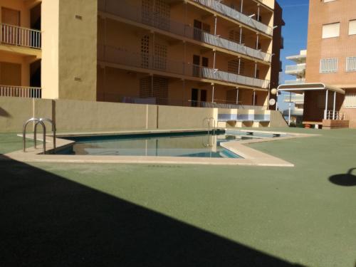 Peldbaseins, Relax y comodo APARTAMENTO CON GRAN TERRAZA, PARKING, PISCINA Y CON VISTAS AL MAR, A SOLO 50 m DE LA in Daimuz