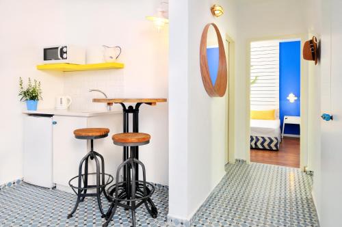 주방, Travel Hotel Gesher Haziv in 나하리야