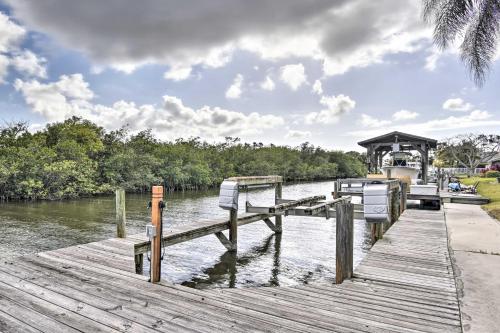 Merritt Island Home with Boat Dock on Canal Front!