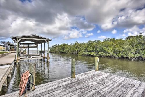 Merritt Island Home with Boat Dock on Canal Front!