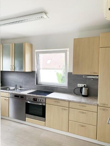 廚房, My-Skypalace Bad-Friedrichshall in 巴特腓特烈斯哈爾