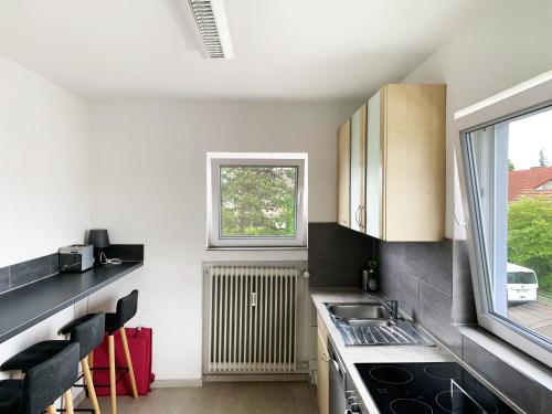 廚房, My-Skypalace Bad-Friedrichshall in 巴特腓特烈斯哈爾