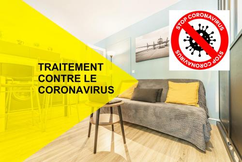 Cosy Studio 108 - Chambéry centre - Stationnement - Gare - Location saisonnière - Chambéry