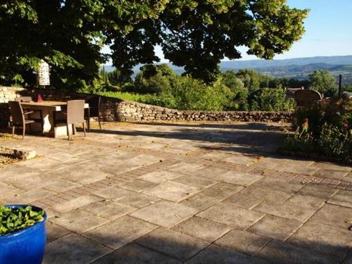Maison de 3 chambres a Bonnieux avec magnifique vue sur la montagne piscine partagee jardin amenage gîte à louer Les Roussens