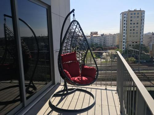  One bedroom appartement with sea view enclosed garden and wifi at Aveiro in Aveiro