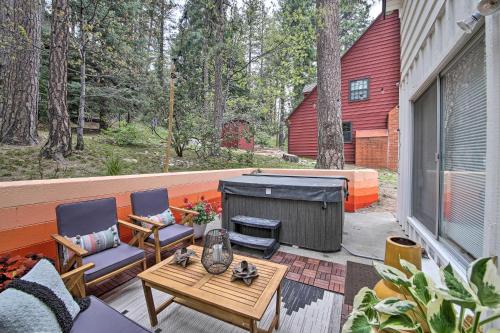 Lake Arrowhead A-Frame House with Private Hot Tub!