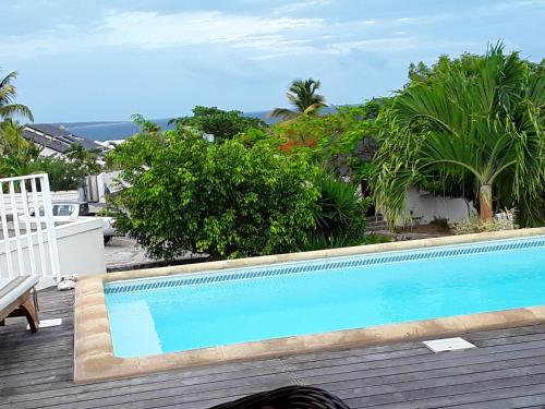 3 bedrooms villa with sea view private pool and enclosed garden at Saint Martin 2 km away from the beach - Location, gîte - Saint-Martin