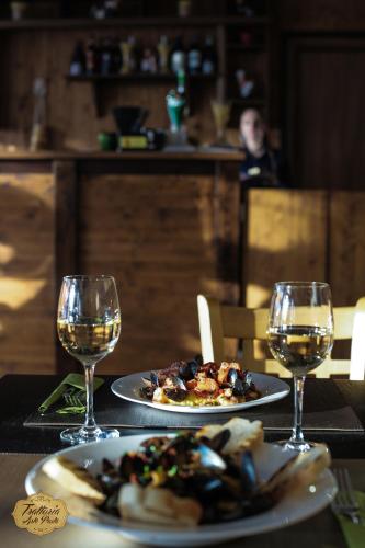 Étterem, Hotel Saftica in Saftica