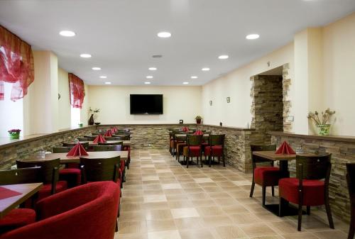 共用Lounge/電視區, 明星酒店 (Penzion Na Hvezde) in 烏斯季列本