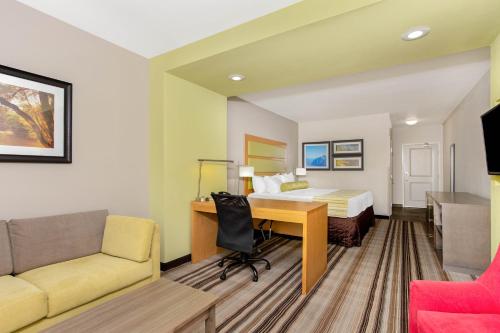 1 king bed, 1 sofa bed