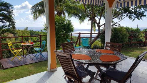 Maison de 2 chambres avec vue sur la mer jardin clos et wifi a Vieux Habitants a 2 km de la plage - Location saisonnière - Vieux-Habitants