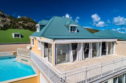 . 2 bedrooms villa at Saint Barthelemy 500 m away from the beach with sea view private pool and terrace