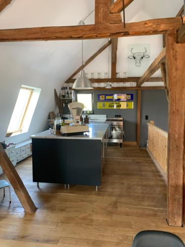 廚房, Design Appartment with big Terrace in 哈爾森巴赫