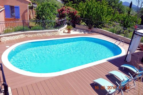 Maison d'une chambre avec piscine privee jardin clos et wifi a Gargas