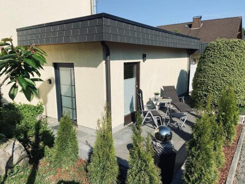 ทางเข้า, Ferienwohnung Tulpenweg mit Kaminofen in ไฮย์เกอร์