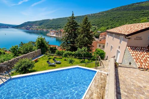 Villa with 3 bedrooms in Bakar with wonderful sea view private pool enclosed garden 5 km from the beach