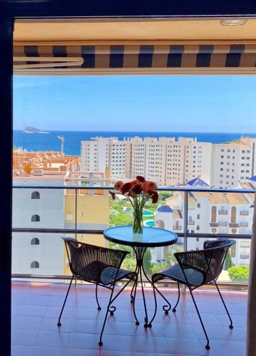  One bedroom appartement with sea view shared pool and balcony at Benidorm, Pension in Benidorm