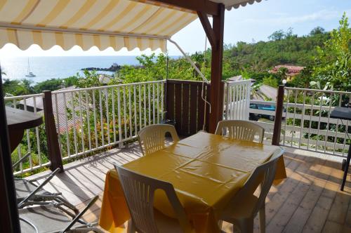 Bungalow de 2 chambres a Bouillante a 100 m de la plage avec vue sur la mer terrasse amenagee et wifi - Location saisonnière - Bouillante