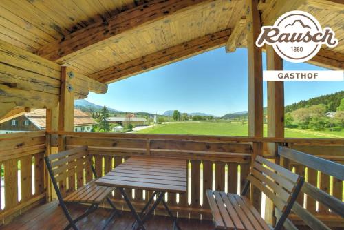 Rõdu/terrass, Alpen Adria Gasthof Rausch in Ledenitzen