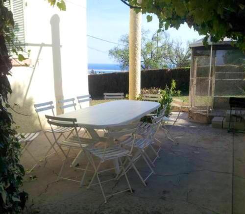 Maison de 3 chambres avec vue sur la mer jardin clos et wifi a Cagnes sur Mer a 2 km de la plage gîte à louer Cros-de-Cagnes