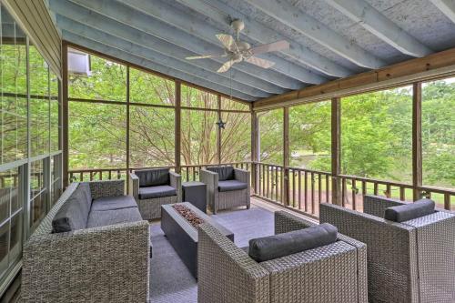 Lakefront House with Private Dock and Fire Pit! in Eatonton , USA
