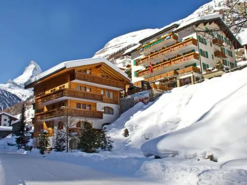 Alpenblick in Zermatt, Schweiz