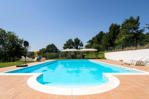  2 bedrooms appartement with city view private pool and enclosed garden at Spoleto, Pension in Spoleto