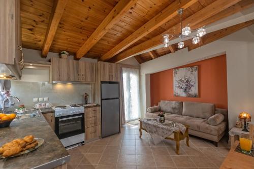 Kitchen, Nefeli seaview apartment in Kefalonia