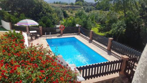  2 bedrooms villa with city view private pool and enclosed garden at Orgiva, Pension in Órgiva