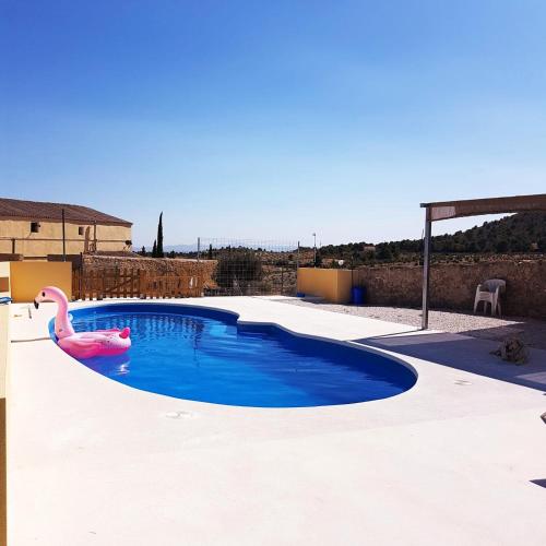 . 4 bedrooms villa with private pool enclosed garden and wifi at Zarzadilla de Totana