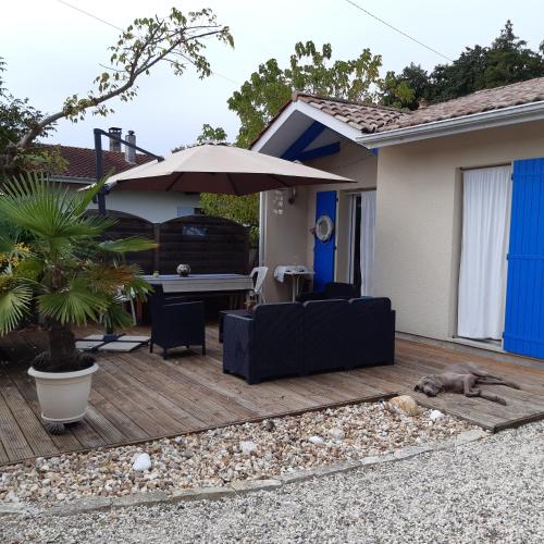 Maison de 2 chambres a Lanton a 300 m de la plage avec jardin clos et wifi gîte à louer Taussat-les-Bains