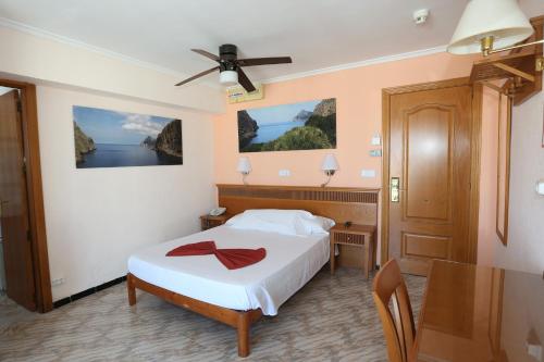 1 double bed