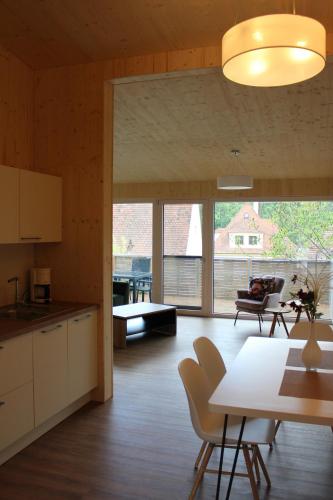 Konyha, Steigerwald-Apartments in Ebrach