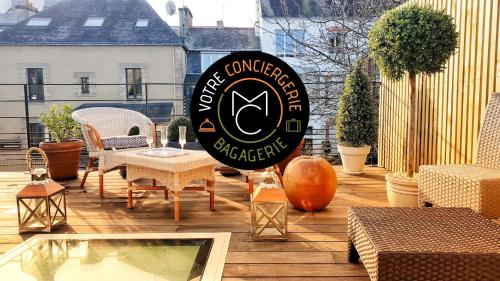 Vannes Maison de ville cosy centre ville gîte à louer Vannes