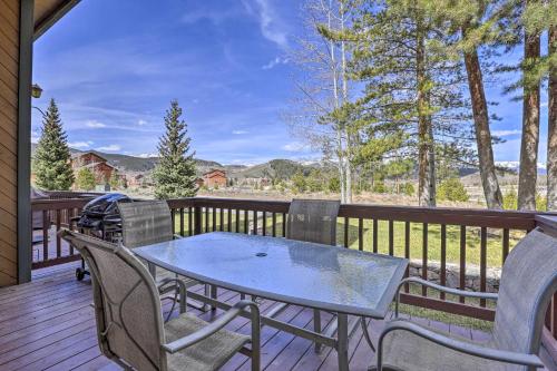 Dillon Condo with Deck and Mountain Views, Near Hiking