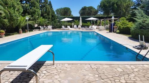 6 bedrooms house with shared pool jacuzzi and enclosed garden at Muro Leccese