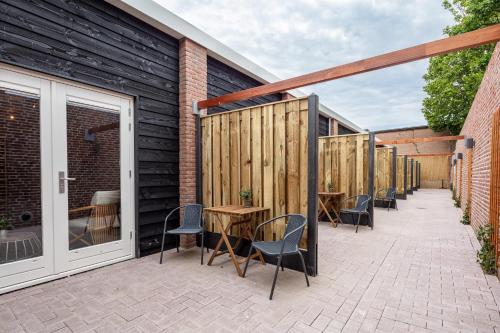 Erkély/terasz, Boutique Hotel Herberg Binnen in Egmond-Binnen