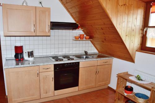 Kitchen, Ferienwohnung Burgerhof in Wirsberg