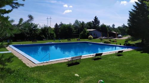 Úszómedence, Hotel Annahof in Lesni Hluboke