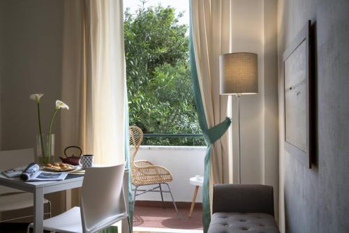 ระเบียง/ชานเรือน, พาเลซ โฮเทล (Palace Hotel) in เวียเรจโจ