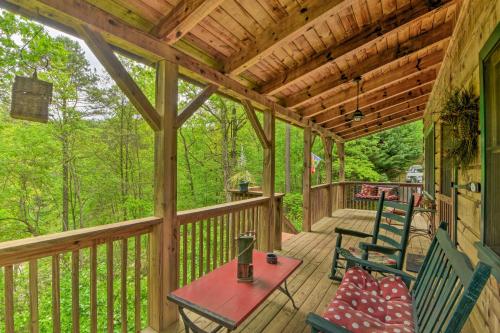 Secluded Smoky Mtn Cabin with Hot Tub and Fire Pit!