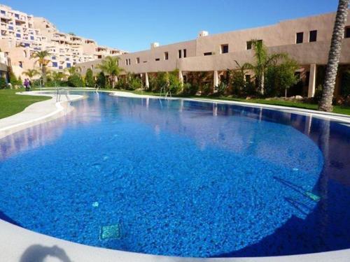  2 bedrooms appartement at Mojacar 400 m away from the beach with sea view shared pool and furnished terrace, Pension in Mojácar