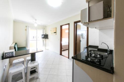 Kjøkken, Bombinhas Praia Apart Hotel - unidade rua Bem Te Vi in Bombinhas
